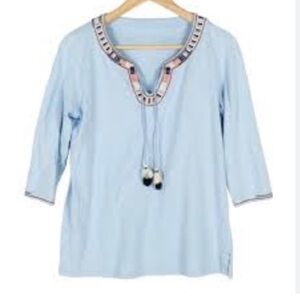 Talbots Knit 3/4 sleeve top Size M